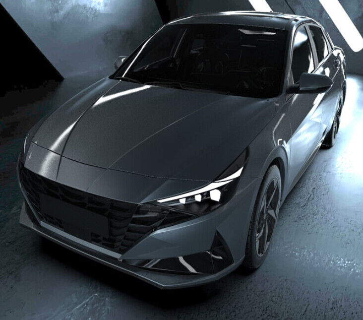 Para Hyundai Elantra y Elantra N 2021-2023, cubierta/superposición del emblema delantero-