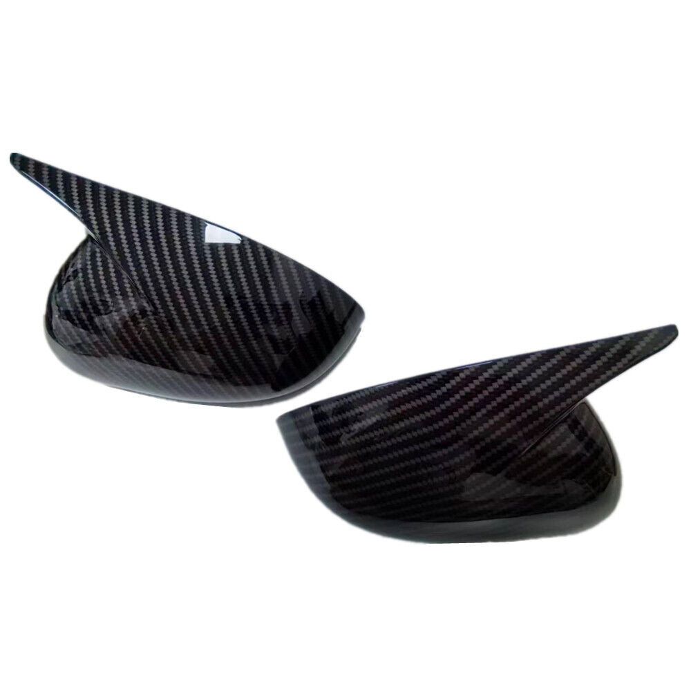 Cubierta de espejo retrovisor de fibra de carbono para Kia Rio 2010-2016-
